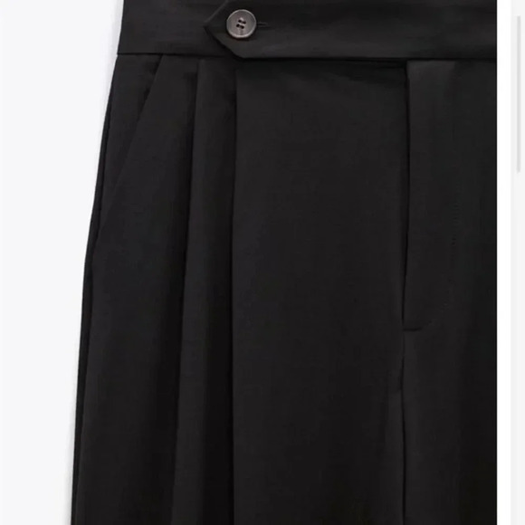 Zara FULL-LENGTH MENSWEAR STYLE PANTS - Picture 3 of 13
